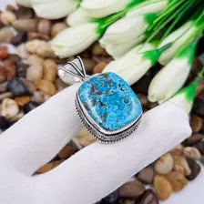 Shattukite Quartz Sterling Silver Pendant, Gift For Your Loved Ones – Vintage Style Jewelry