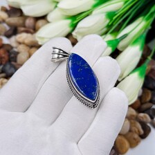 Lapis Lazuli Sterling Silver Pendant, Gift For Your Loved Ones – Vintage Style Jewelry