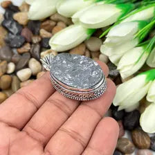 Shungite Sterling Silver Pendant, Gift For Your Loved Ones – Vintage Style Jewelry