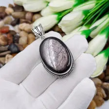 Hypersthene Sterling Silver Pendant, Gift For Your Loved Ones – Vintage Style Jewelry