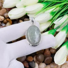 Handmade Aquamarine Sterling 925 Silver Pendant, Gift For Your Loved Ones.