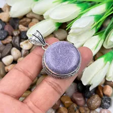 Purpurite Jasper Sterling Silver Pendant, Gift For Your Loved Ones – Vintage Style Jewelry