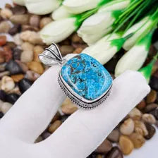 Shattukite Quartz Sterling Silver Pendant, Gift For Your Loved Ones – Vintage Style Jewelry