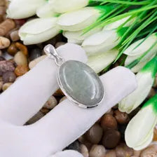 Handmade Aquamarine Sterling 925 Silver Pendant, Gift For Your Loved Ones.