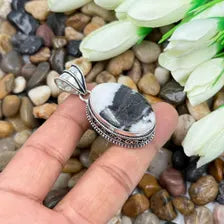 Buffalo Turquoise Sterling Silver Pendant, Gift For Your Loved Ones – Vintage Style Jewelry