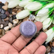 Purpurite Jasper Sterling Silver Pendant, Gift For Your Loved Ones – Vintage Style Jewelry