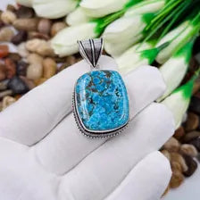 Shattukite Quartz Sterling Silver Pendant, Gift For Your Loved Ones – Vintage Style Jewelry