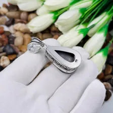 Shungite Sterling Silver Pendant, Gift For Your Loved Ones – Vintage Style Jewelry