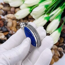 Lapis Lazuli Sterling Silver Pendant, Gift For Your Loved Ones – Vintage Style Jewelry