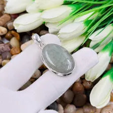 Handmade Aquamarine Sterling 925 Silver Pendant, Gift For Your Loved Ones.