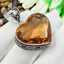 Faceted Morganite Sterling Silver Pendant, Gift For Your Loved Ones – Vintage Style Jewelry