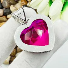 Faceted Pink Tourmaline Sterling Silver Pendant, Gift For Your Loved Ones – Vintage Style Jewelry