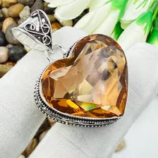 Faceted Morganite Sterling Silver Pendant, Gift For Your Loved Ones – Vintage Style Jewelry