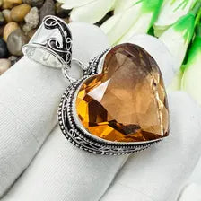 Faceted Morganite Sterling Silver Pendant, Gift For Your Loved Ones – Vintage Style Jewelry