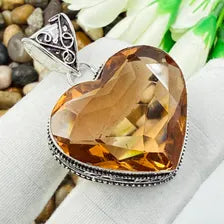 Faceted Morganite Sterling Silver Pendant, Gift For Your Loved Ones – Vintage Style Jewelry
