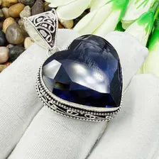 Faceted African Amethyst Sterling Silver Pendant, Gift For Your Loved Ones – Vintage Style Jewelry