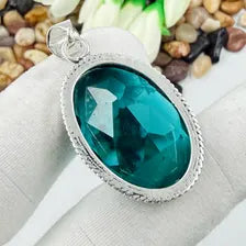 Handmade Indicolite Sterling 925 Silver Pendant, Gift For Your Loved Ones.