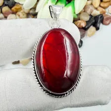 Handmade Red Fire Labradorite Sterling 925 Silver Pendant, Gift For Your Loved Ones.